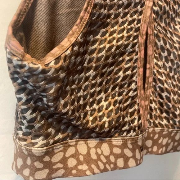 Peloton X WITH Collab Womens Medium Riverstone High Neck Size Medium Sports Bra - Picture 11 of 15